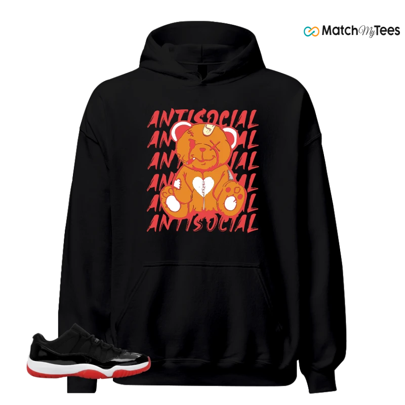 NIKE AIR JORDAN 11 RETRO LOW BRED 2025 SNEAKER Matching Tees hoodie