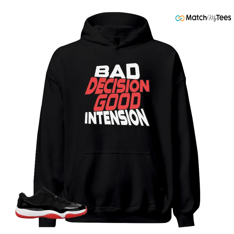 NIKE AIR JORDAN 11 RETRO LOW BRED 2025 SNEAKER Matching Tees hoodie