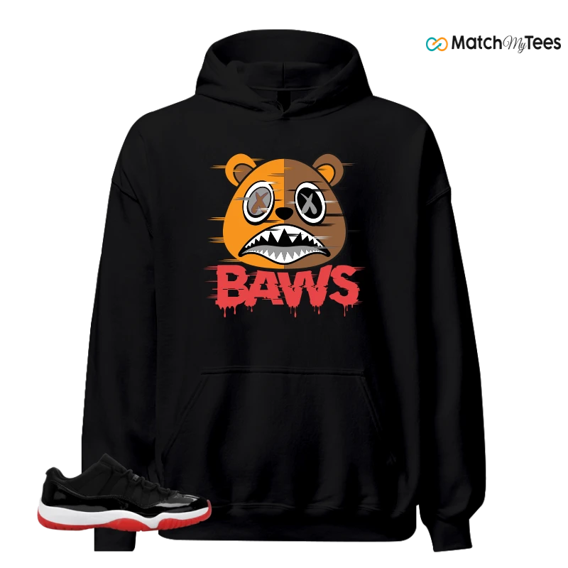 NIKE AIR JORDAN 11 RETRO LOW BRED 2025 SNEAKER Matching Tees hoodie