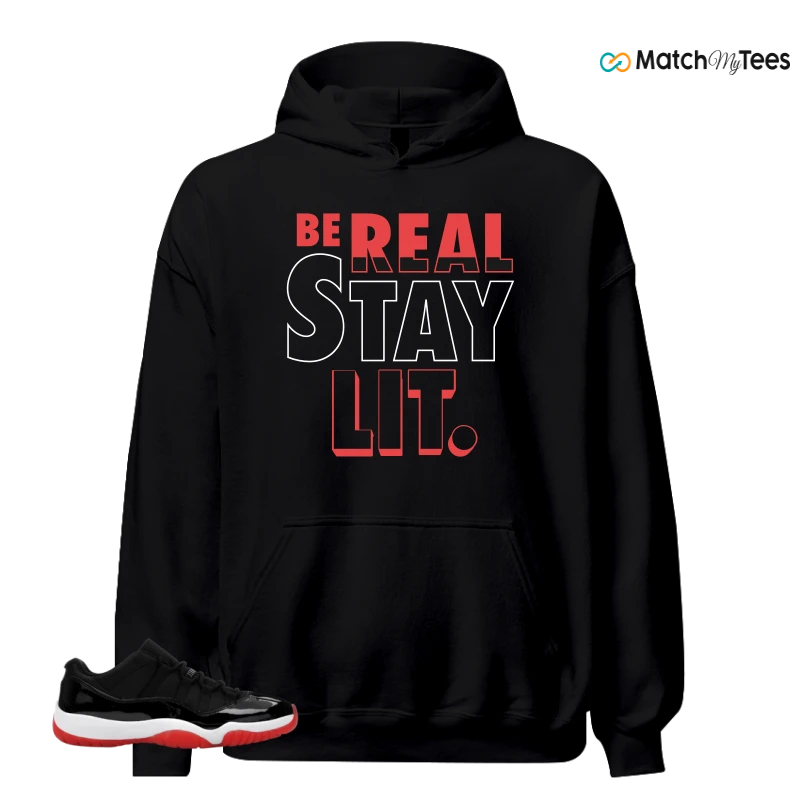 NIKE AIR JORDAN 11 RETRO LOW BRED 2025 SNEAKER Matching Tees hoodie