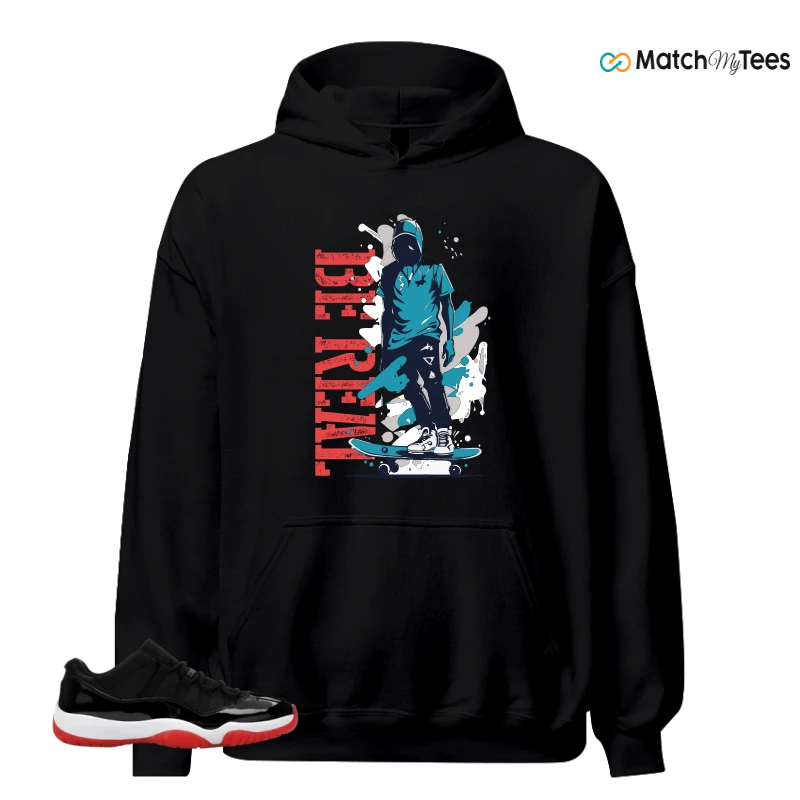 NIKE AIR JORDAN 11 RETRO LOW BRED 2025 SNEAKER Matching Tees hoodie