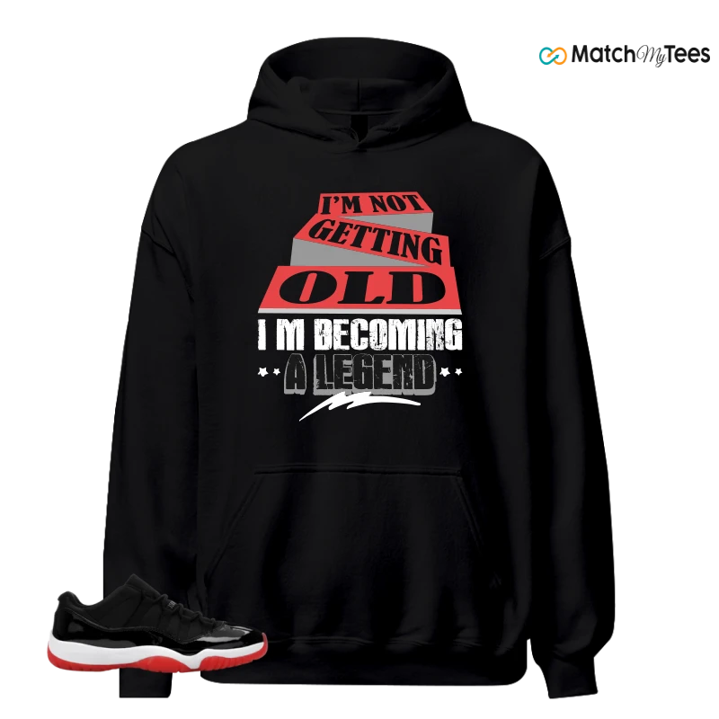 NIKE AIR JORDAN 11 RETRO LOW BRED 2025 SNEAKER Matching Tees hoodie