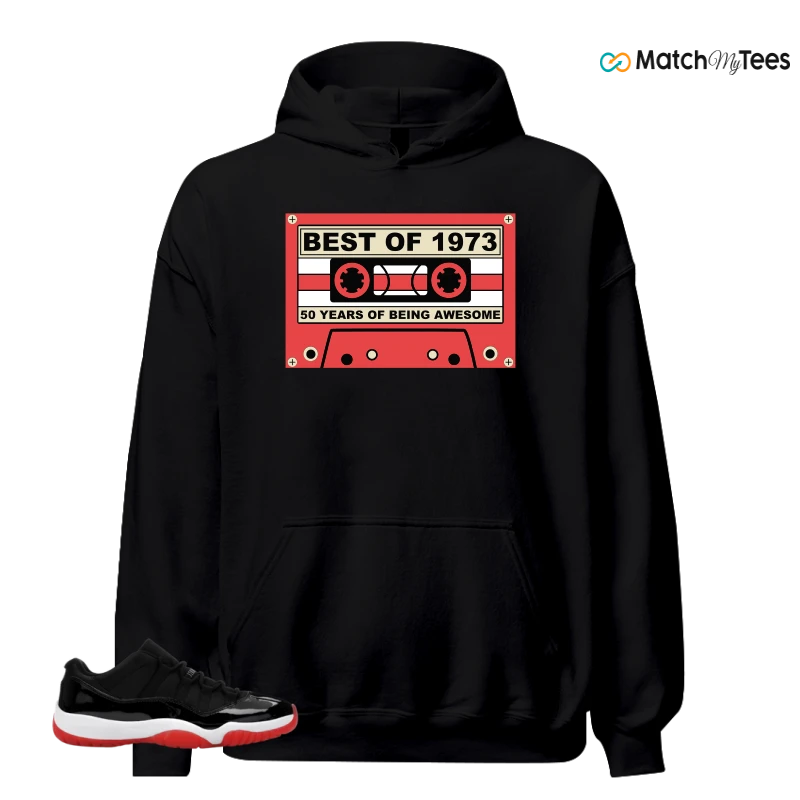 NIKE AIR JORDAN 11 RETRO LOW BRED 2025 SNEAKER Matching Tees hoodie