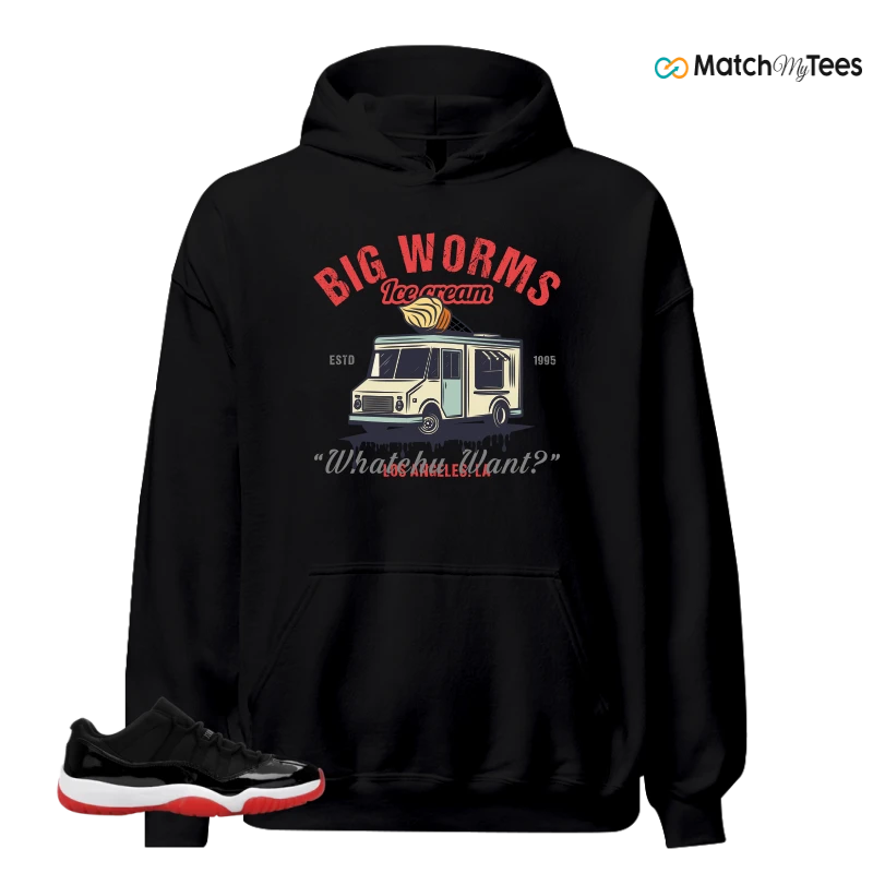 NIKE AIR JORDAN 11 RETRO LOW BRED 2025 SNEAKER Matching Tees hoodie