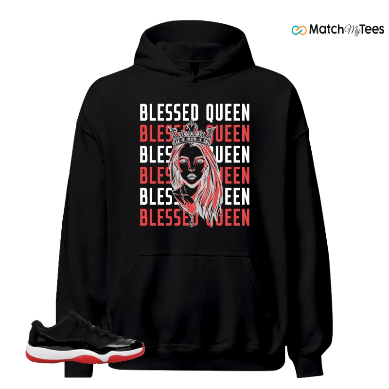 NIKE AIR JORDAN 11 RETRO LOW BRED 2025 SNEAKER Matching Tees hoodie