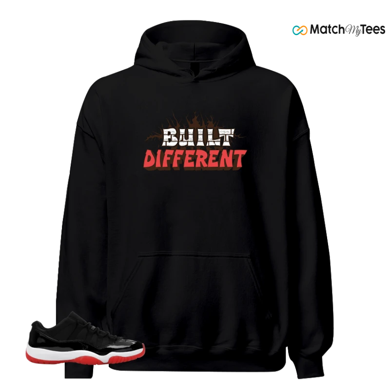 NIKE AIR JORDAN 11 RETRO LOW BRED 2025 SNEAKER Matching Tees hoodie