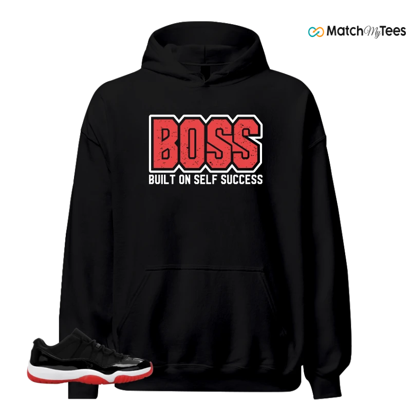NIKE AIR JORDAN 11 RETRO LOW BRED 2025 SNEAKER Matching Tees hoodie