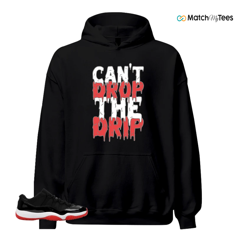 NIKE AIR JORDAN 11 RETRO LOW BRED 2025 SNEAKER Matching Tees hoodie