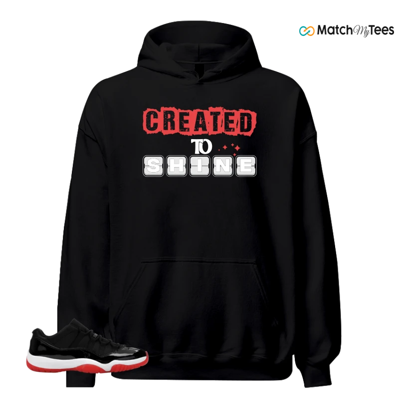 NIKE AIR JORDAN 11 RETRO LOW BRED 2025 SNEAKER Matching Tees hoodie