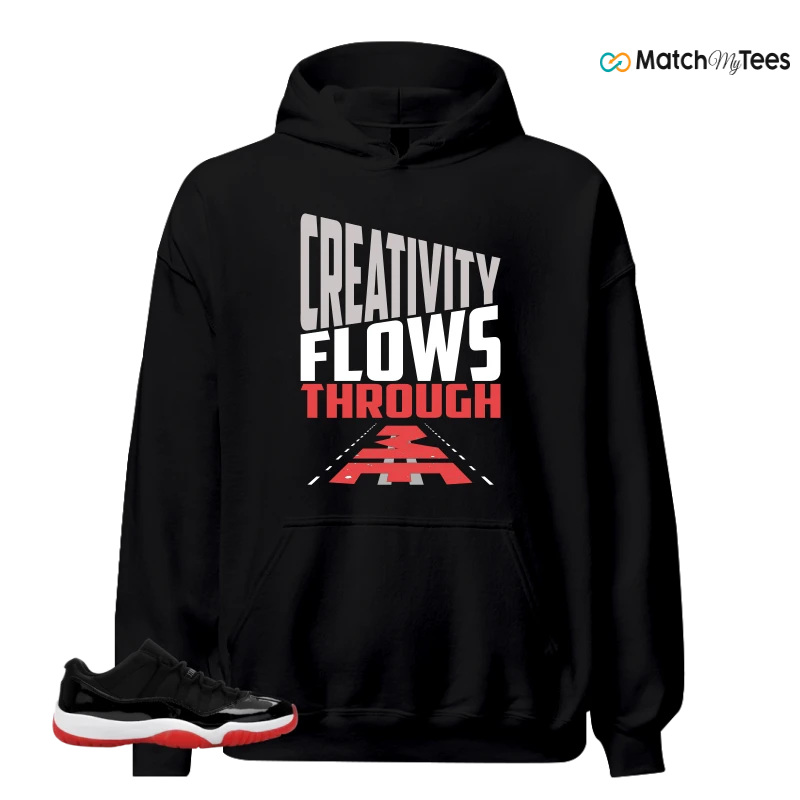 NIKE AIR JORDAN 11 RETRO LOW BRED 2025 SNEAKER Matching Tees hoodie