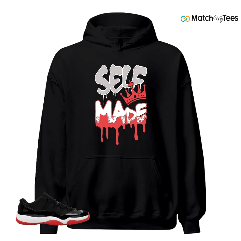 NIKE AIR JORDAN 11 RETRO LOW BRED 2025 SNEAKER Matching Tees hoodie
