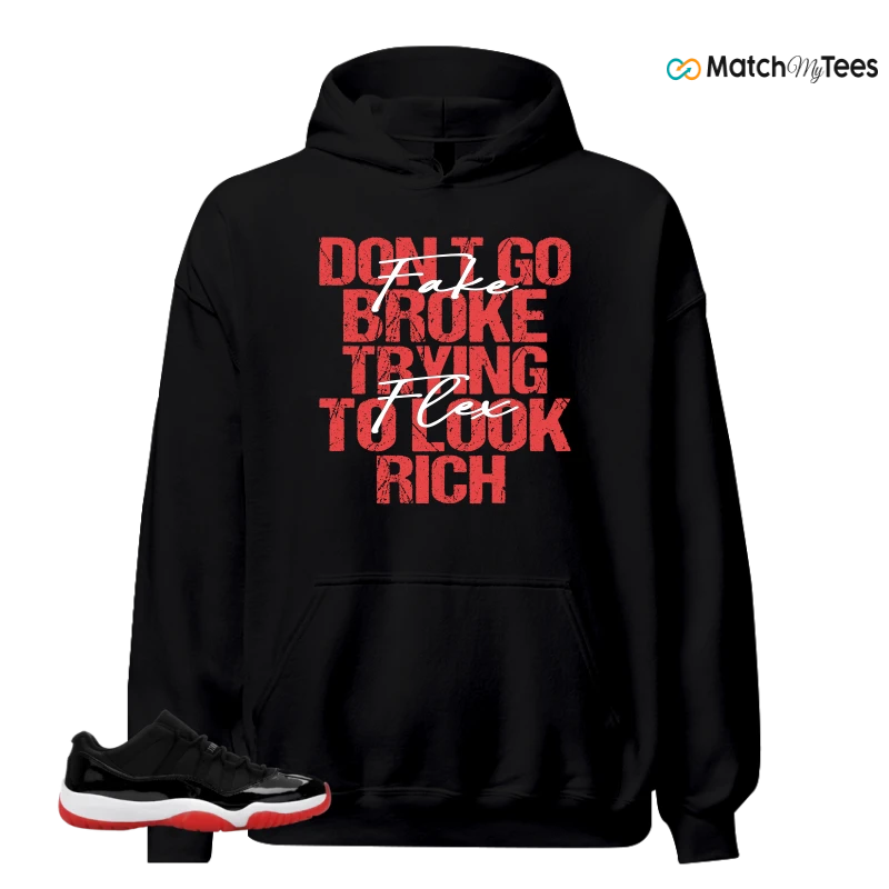 NIKE AIR JORDAN 11 RETRO LOW BRED 2025 SNEAKER Matching Tees hoodie