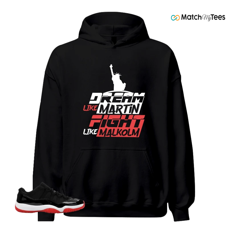 NIKE AIR JORDAN 11 RETRO LOW BRED 2025 SNEAKER Matching Tees hoodie