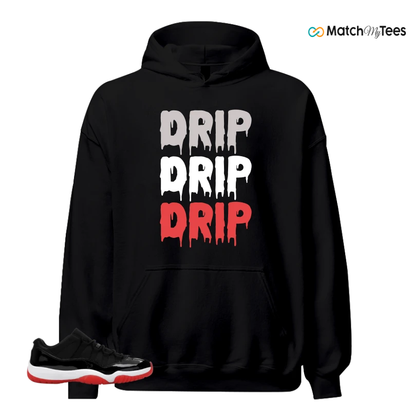 NIKE AIR JORDAN 11 RETRO LOW BRED 2025 SNEAKER Matching Tees hoodie