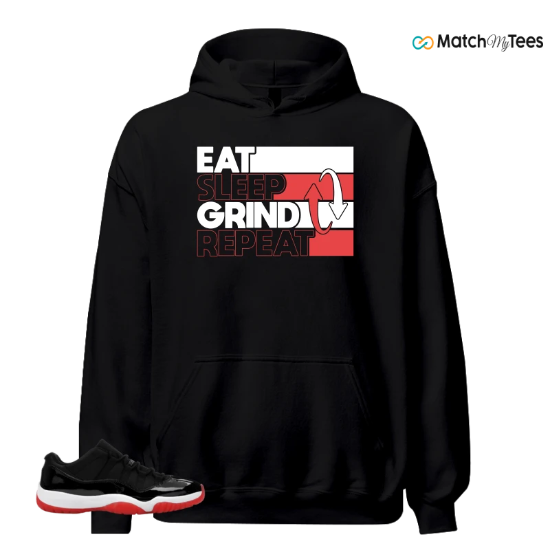 NIKE AIR JORDAN 11 RETRO LOW BRED 2025 SNEAKER Matching Tees hoodie