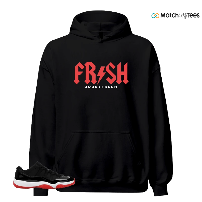 NIKE AIR JORDAN 11 RETRO LOW BRED 2025 SNEAKER Matching Tees hoodie