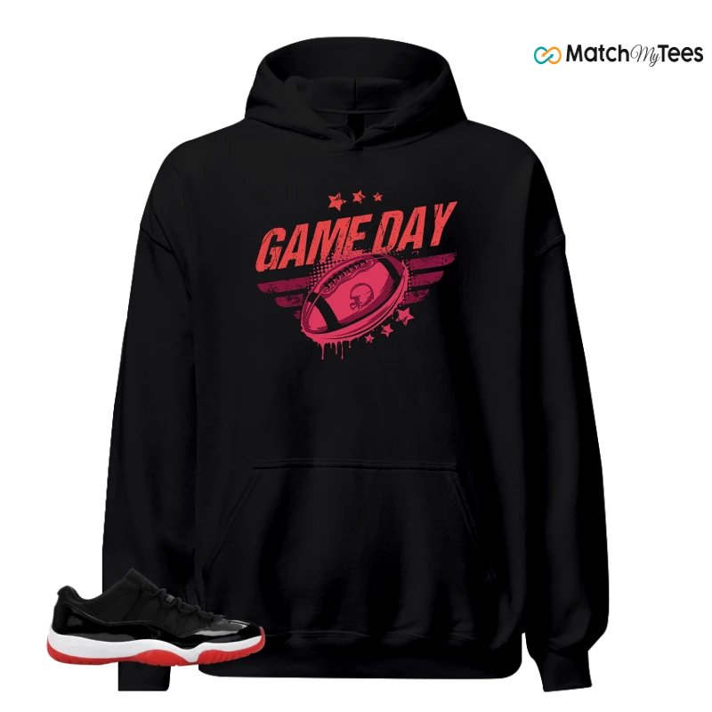 NIKE AIR JORDAN 11 RETRO LOW BRED 2025 SNEAKER Matching Tees hoodie