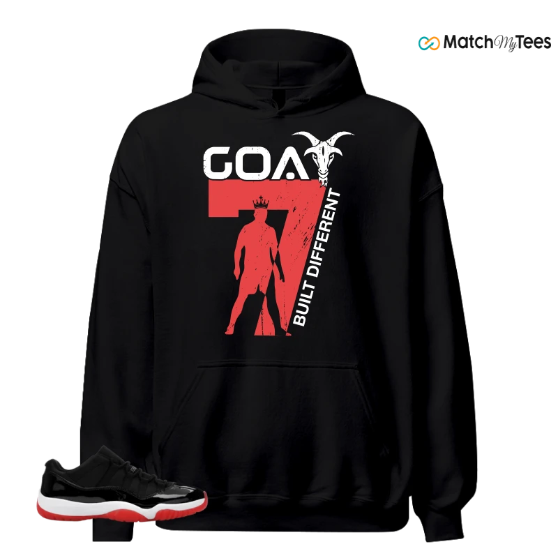 NIKE AIR JORDAN 11 RETRO LOW BRED 2025 SNEAKER Matching Tees hoodie