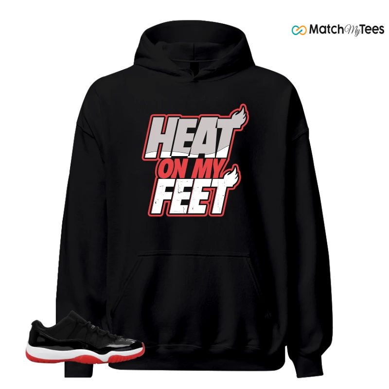 NIKE AIR JORDAN 11 RETRO LOW BRED 2025 SNEAKER Matching Tees hoodie