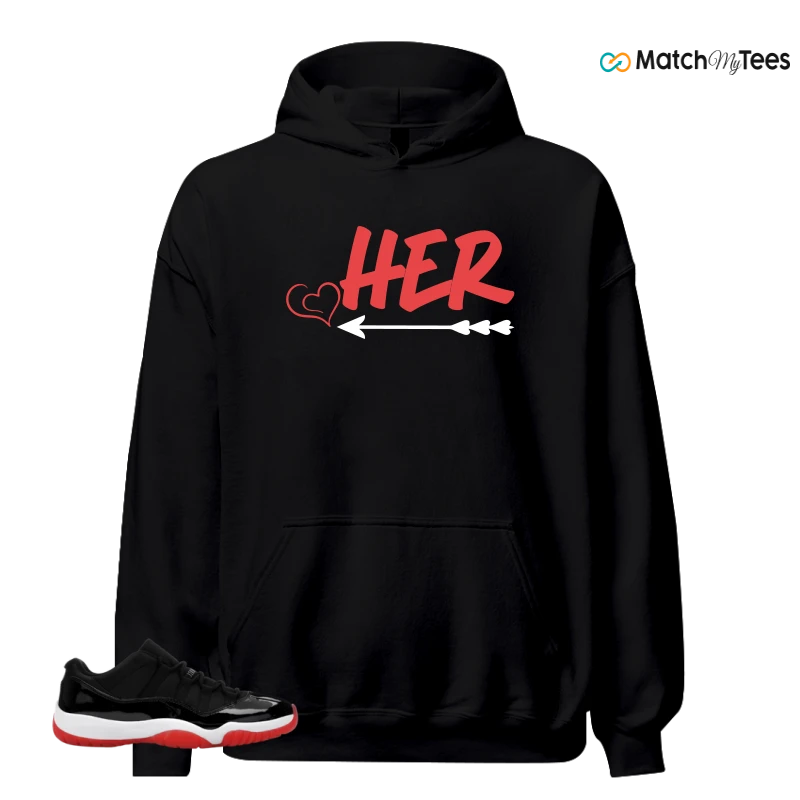 NIKE AIR JORDAN 11 RETRO LOW BRED 2025 SNEAKER Matching Tees hoodie