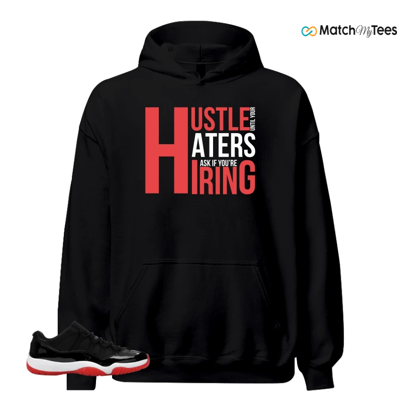 NIKE AIR JORDAN 11 RETRO LOW BRED 2025 SNEAKER Matching Tees hoodie
