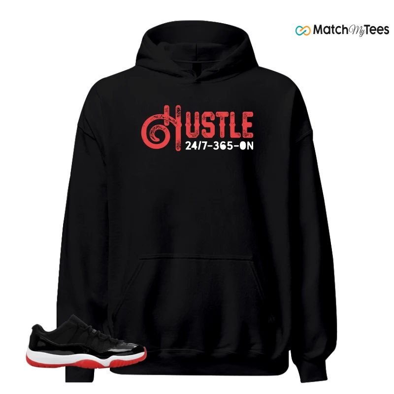 NIKE AIR JORDAN 11 RETRO LOW BRED 2025 SNEAKER Matching Tees hoodie