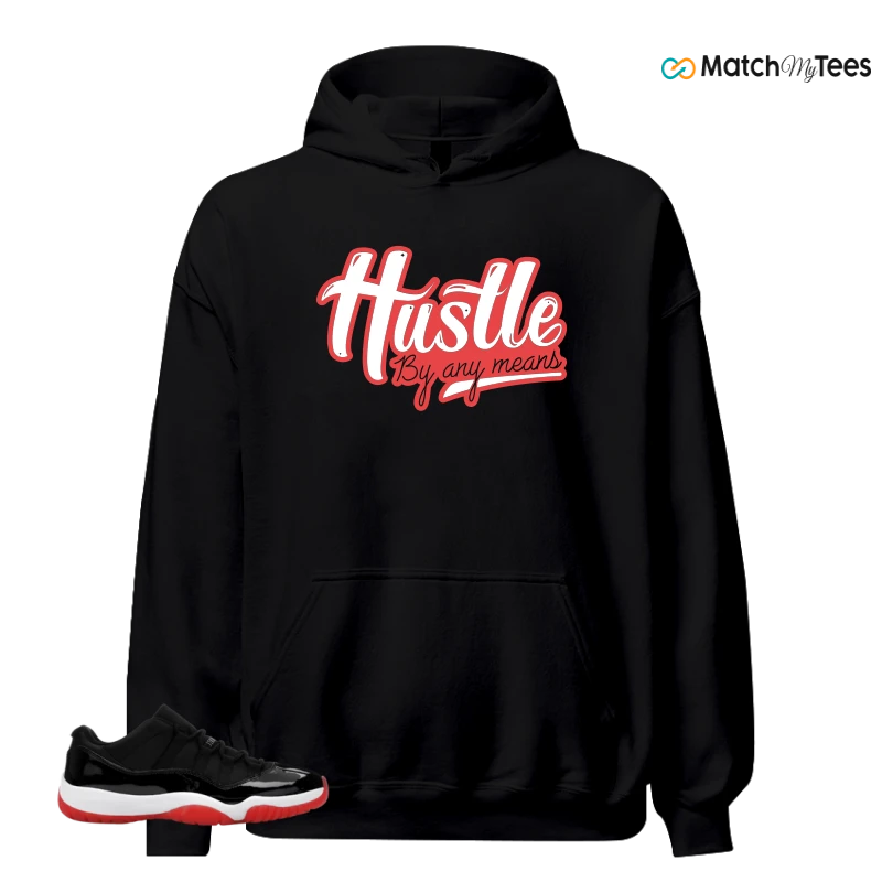 NIKE AIR JORDAN 11 RETRO LOW BRED 2025 SNEAKER Matching Tees hoodie