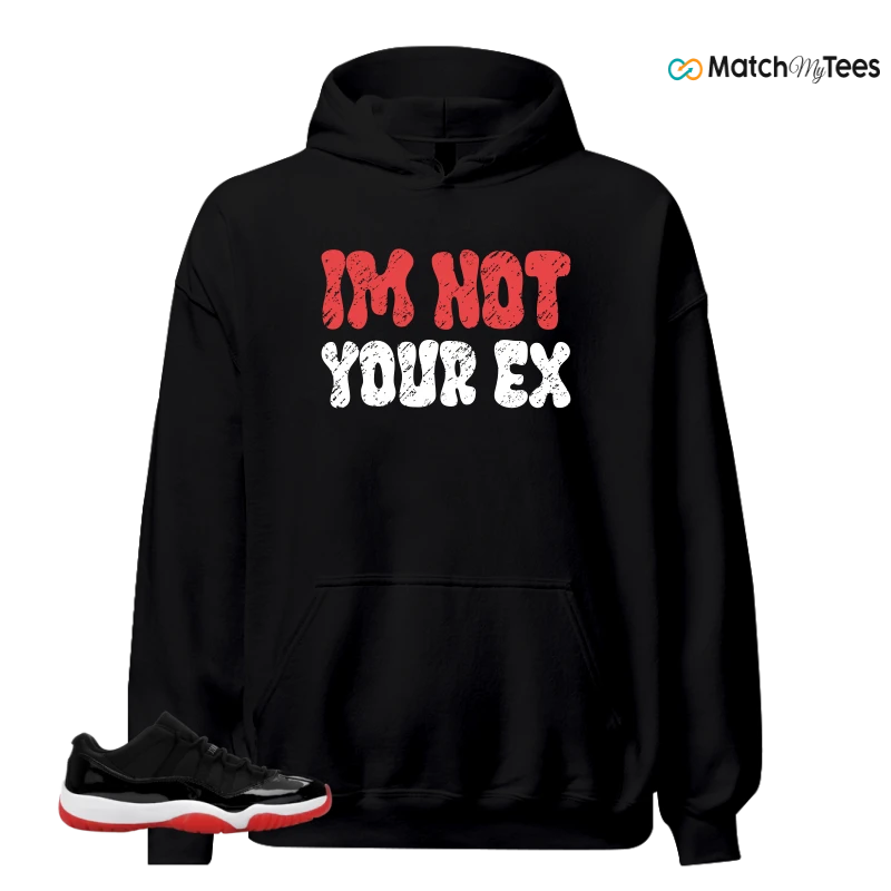 NIKE AIR JORDAN 11 RETRO LOW BRED 2025 SNEAKER Matching Tees hoodie