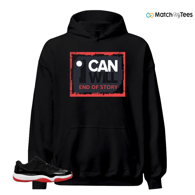 NIKE AIR JORDAN 11 RETRO LOW BRED 2025 SNEAKER Matching Tees hoodie