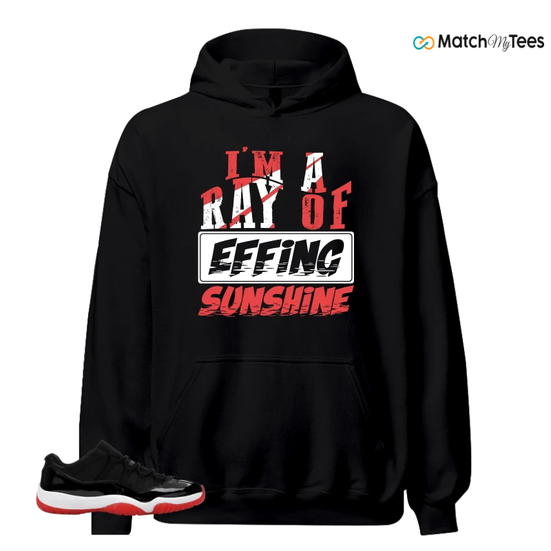 NIKE AIR JORDAN 11 RETRO LOW BRED 2025 SNEAKER Matching Tees hoodie