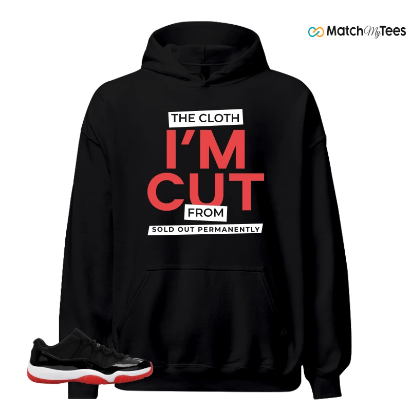 NIKE AIR JORDAN 11 RETRO LOW BRED 2025 SNEAKER Matching Tees hoodie