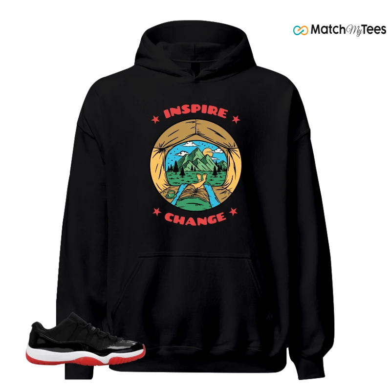 NIKE AIR JORDAN 11 RETRO LOW BRED 2025 SNEAKER Matching Tees hoodie