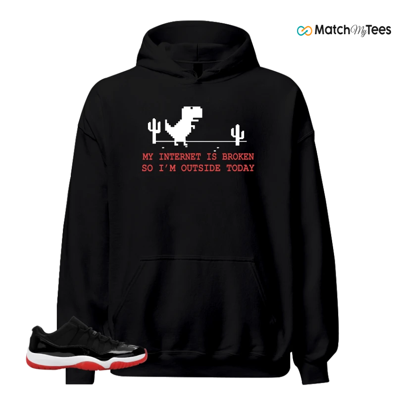 NIKE AIR JORDAN 11 RETRO LOW BRED 2025 SNEAKER Matching Tees hoodie