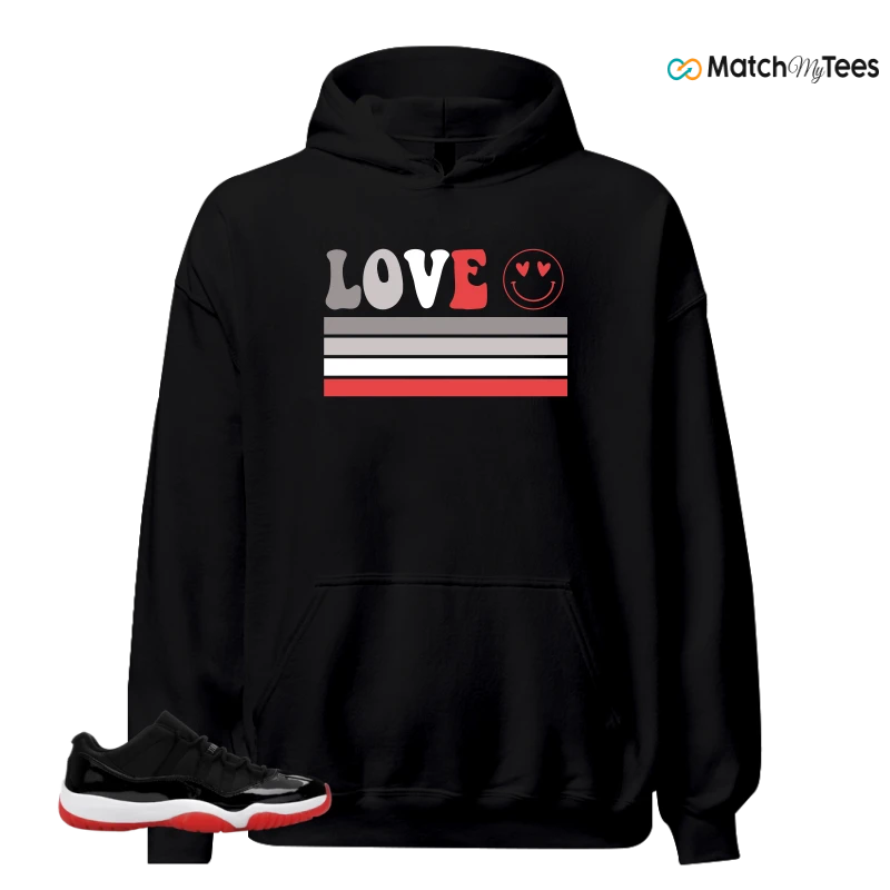 NIKE AIR JORDAN 11 RETRO LOW BRED 2025 SNEAKER Matching Tees hoodie