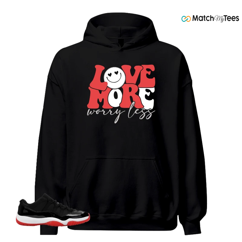 NIKE AIR JORDAN 11 RETRO LOW BRED 2025 SNEAKER Matching Tees hoodie