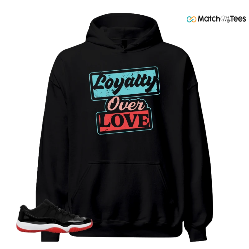 NIKE AIR JORDAN 11 RETRO LOW BRED 2025 SNEAKER Matching Tees hoodie