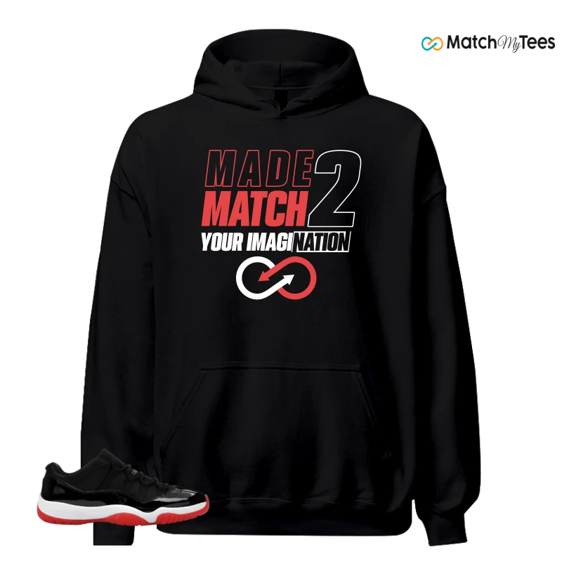 NIKE AIR JORDAN 11 RETRO LOW BRED 2025 SNEAKER Matching Tees hoodie