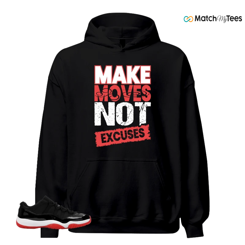 NIKE AIR JORDAN 11 RETRO LOW BRED 2025 SNEAKER Matching Tees hoodie