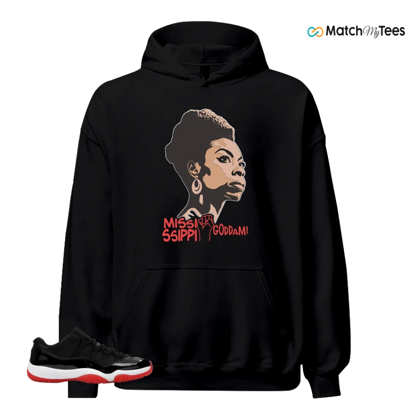 NIKE AIR JORDAN 11 RETRO LOW BRED 2025 SNEAKER Matching Tees hoodie