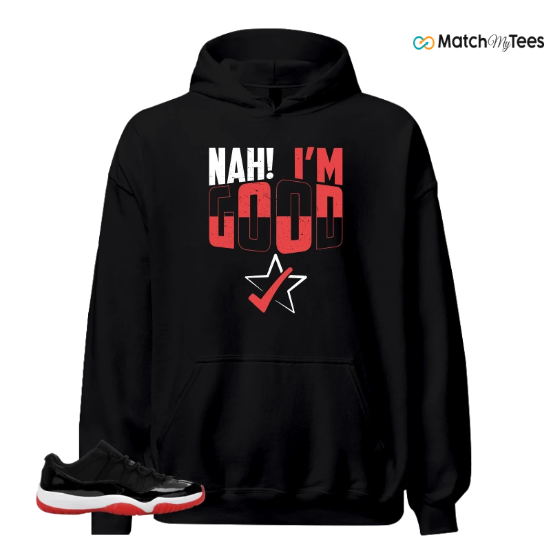 NIKE AIR JORDAN 11 RETRO LOW BRED 2025 SNEAKER Matching Tees hoodie