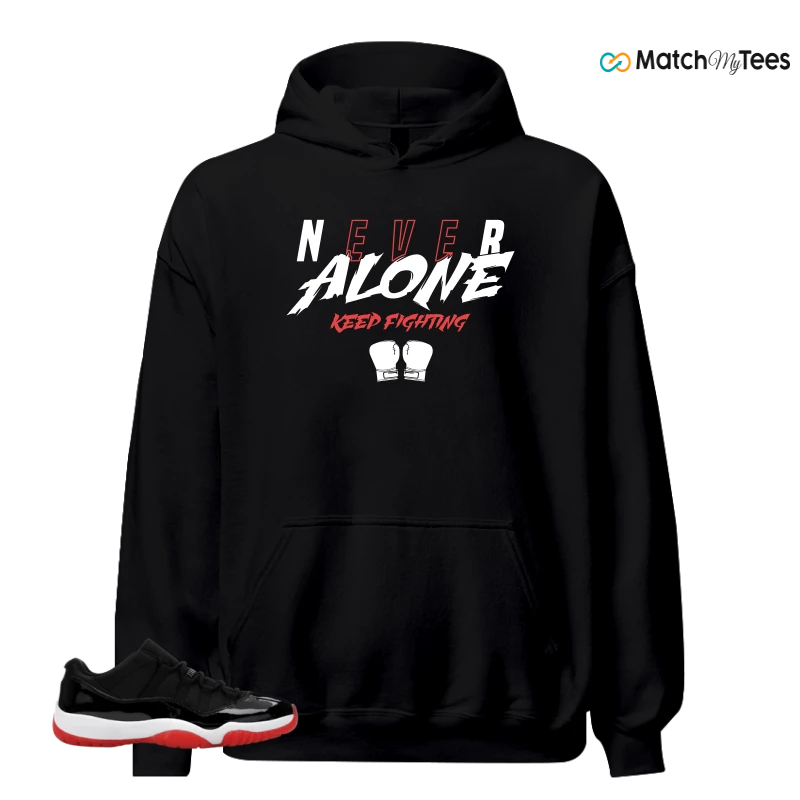 NIKE AIR JORDAN 11 RETRO LOW BRED 2025 SNEAKER Matching Tees hoodie