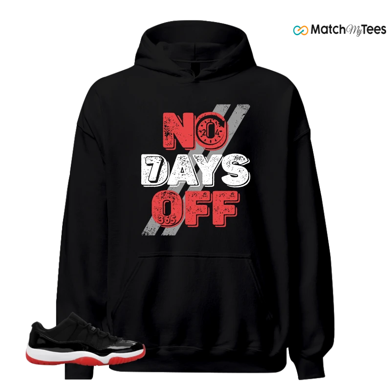 NIKE AIR JORDAN 11 RETRO LOW BRED 2025 SNEAKER Matching Tees hoodie