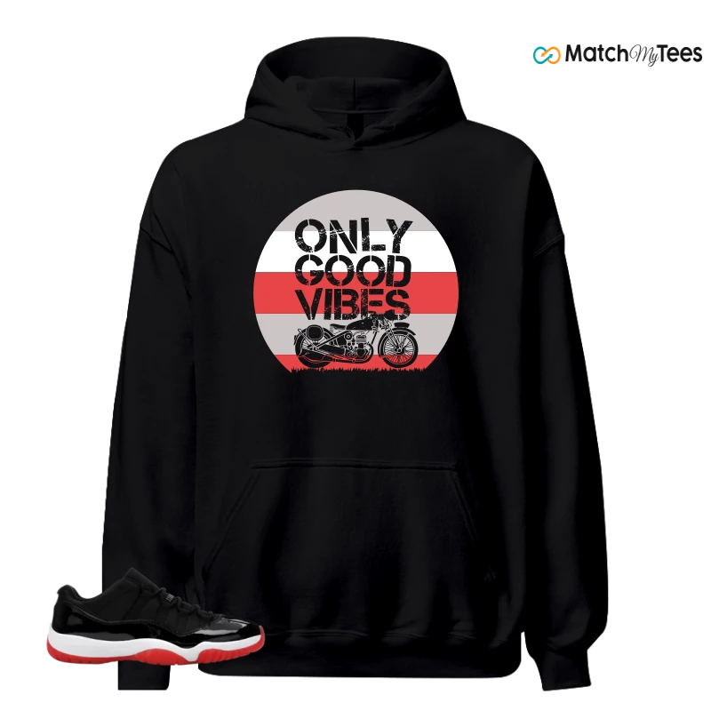 NIKE AIR JORDAN 11 RETRO LOW BRED 2025 SNEAKER Matching Tees hoodie