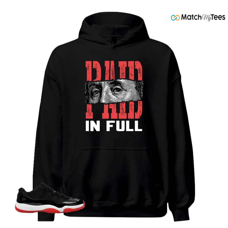 NIKE AIR JORDAN 11 RETRO LOW BRED 2025 SNEAKER Matching Tees hoodie