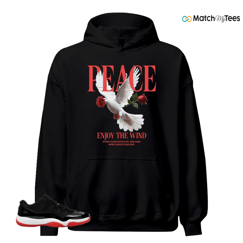 NIKE AIR JORDAN 11 RETRO LOW BRED 2025 SNEAKER Matching Tees hoodie