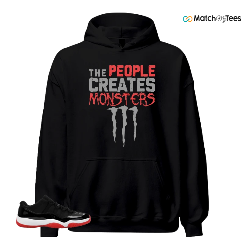 NIKE AIR JORDAN 11 RETRO LOW BRED 2025 SNEAKER Matching Tees hoodie
