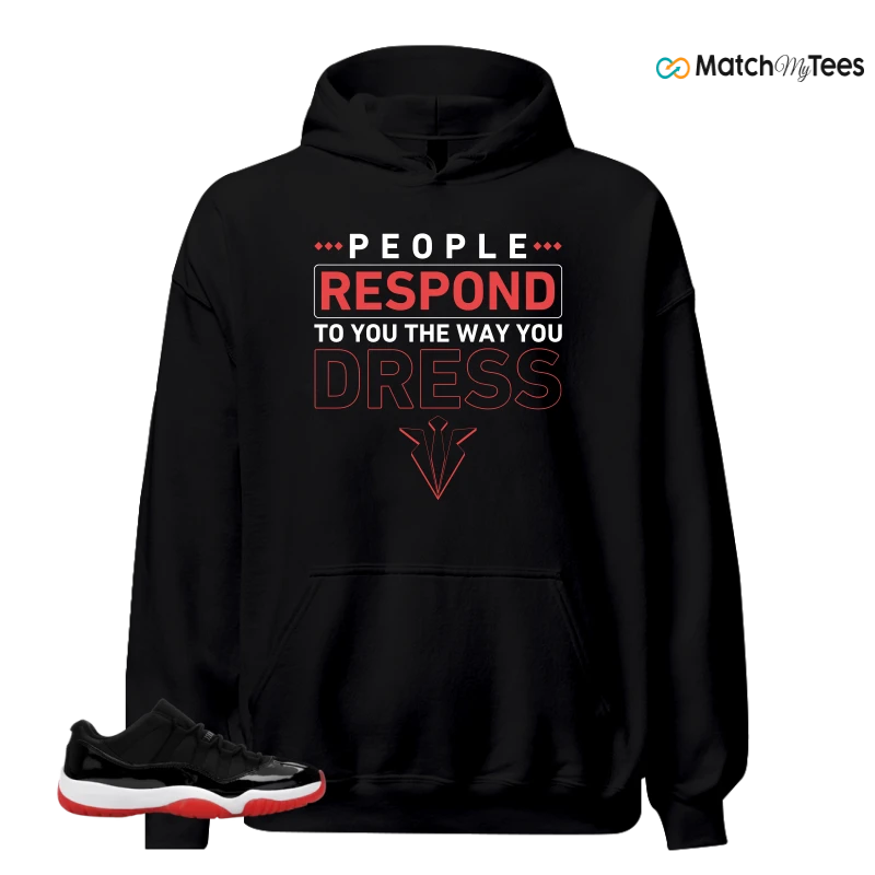 NIKE AIR JORDAN 11 RETRO LOW BRED 2025 SNEAKER Matching Tees hoodie