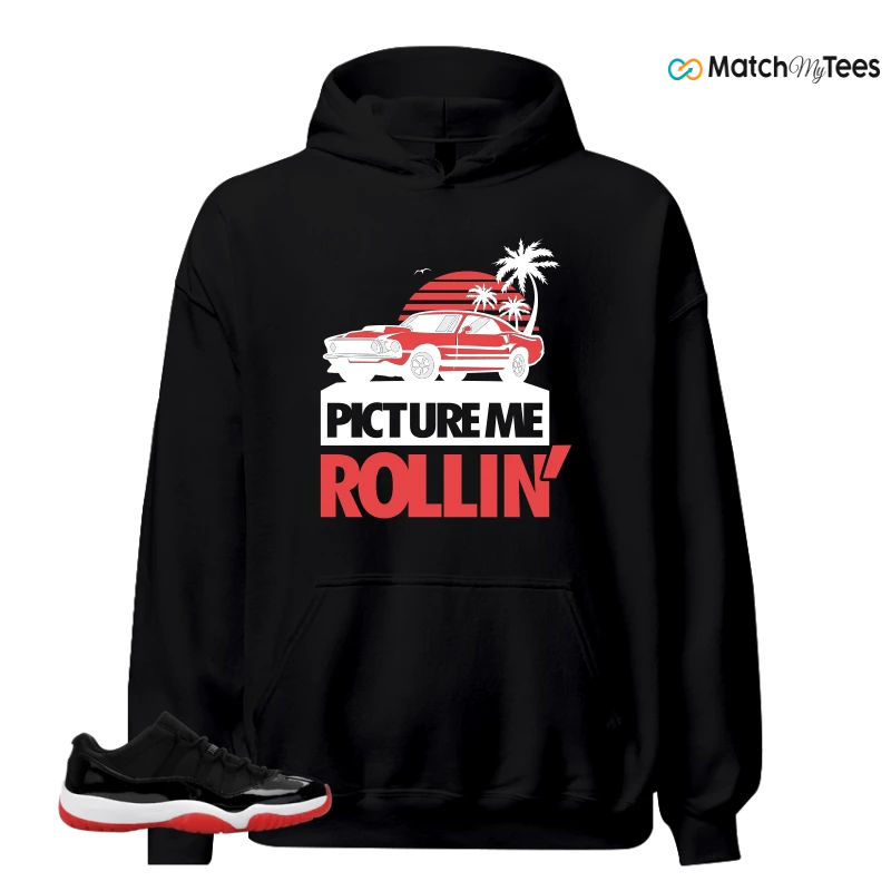 NIKE AIR JORDAN 11 RETRO LOW BRED 2025 SNEAKER Matching Tees hoodie