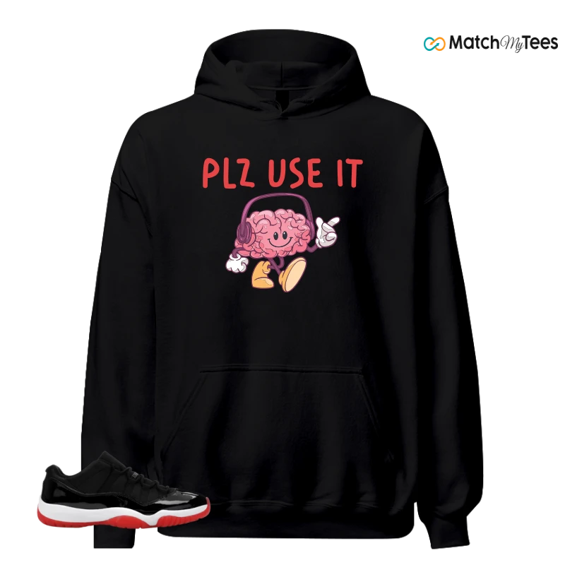 NIKE AIR JORDAN 11 RETRO LOW BRED 2025 SNEAKER Matching Tees hoodie