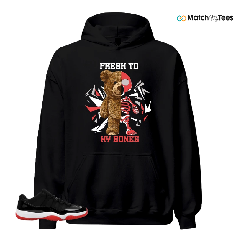NIKE AIR JORDAN 11 RETRO LOW BRED 2025 SNEAKER Matching Tees hoodie
